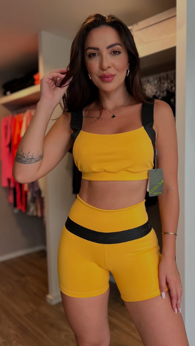 Conjunto fitness Golden Active